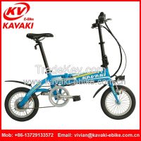2015 New Model High Quality Best Selling Aluminum Body Kavaki Folding Electric Bicycle