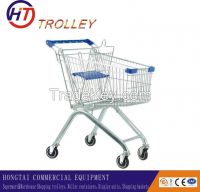 mini size european style wheeled  shopping cart for children