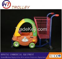 kids shopping trolley with toy car wholesale