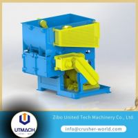 Single Shaft Shredder Crusher for plastic, medical waste, E-waste, tire, cable, metal, wood recycling