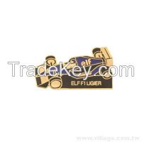 Racing Car Cloisonne Lapel Pin       BA-062