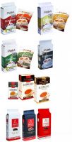 Ground coffee 240g, 250g TM "Galca", TM "Mason cafe", TM "Bank of Coffee"