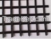 Biaxial glass fiber geogrid for road paving
