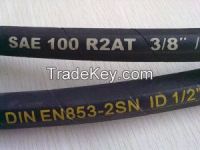 Two Steel Wire Braided Hdyraulic Hose EN 853 2SN / SAE 100 2AT