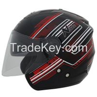 Open Face Helmet N-82 with Visor DOT ECE