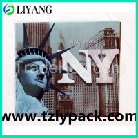 2015 new design Heat transfer/in mould label for box,iml, the Statue of Liberty