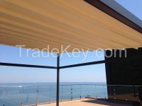 Aluminum Pergola awning M-OCEAN with automatic PVC roof