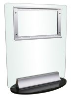 glass TV stand