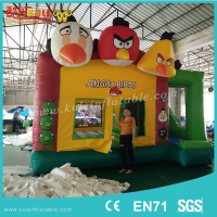 Kule Toys Angry Birds Inflatable Jumping Bouncer With Slide For Sale