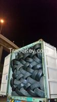 Used tires, used tyres,  recycled materials