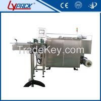 Automatic cellophane overwrapping  machine