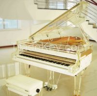 Luxury High Grade Furniture Decoration  CHLORIS Acrylic Crystal Grand Piano HG-190A for Hotel and Family
