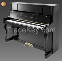 Best Selling Factory Price Acoustic Black Polish Upright Piano HU-123E