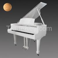 New Arrival White Acoustic Baby Grand Piano FOR SALE HG-152w