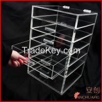 6 Tiers Acrylic Makeup/cosmetics Organizers With Drawers