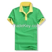 Plain Cotton Two Color Polo T- Shirt Wholesale