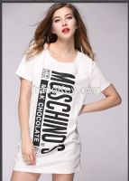 Factory OEM 26s 100% cotton o-neck custom womens t shirt printing wholesale