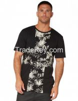 cut and sew cross t-shirts for men