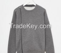 Hot products wholesale custom cotton fleece sweatshirts zipped hoodies