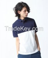 custom mens polo shirt design with combination