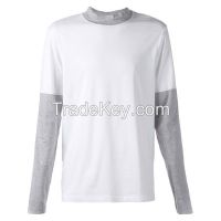 cut and sew cheap men long sleeve t-shirts wholesale