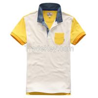 high quality colorful woven collar polo shirt designs