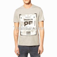 promotional cheap custom printed slim fit t-shirt