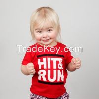 custom design top quality baby tshirt