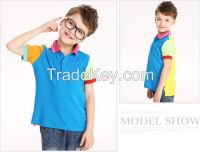 Wholesale latest design 100% polyester polo kids