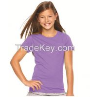 purple wholesale girls blank t shirts comfortable wholesale girls blank t shirts
