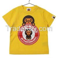 2016 fashion 100% cottonkids cartoon t shirt