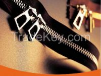 Zipper factory wholesale customized #5 brass metal zipper for sale