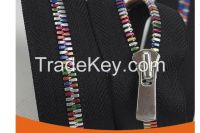 Special designed colored teeth metal zipper for fashion bags and garments