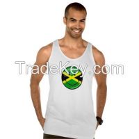 designer country flag cotton printed sexy men tank top manufacturer china