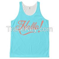 new design fashion hotsale high visibility tank top for women