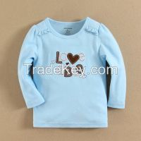 popular design,sweet girl brand clothing,stylish lovely T-shirt