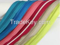 Garment accessories customized size continous long chain nylon zipper