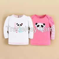 baby clothes 100% cotton boy long t shirts infant