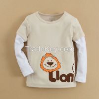 2015 baby clothes 100% wholesale cotton kids t shirts