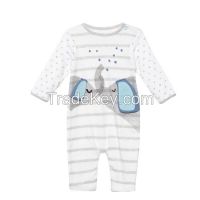 wholesale 3/4 sleeve striped baby cheap rompers