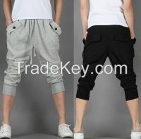 summer new fashion cropped trousers for men