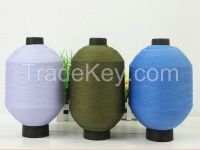 100% Spun Polyester Overlocking Thread For Industy