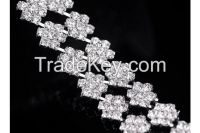 Pearl Crystal Strass Chaton Rhinestone Chain Trimming Garment Dress Decoration accessory