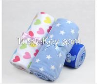 100 Polyester Printed Baby Polar Fleece Blanket Wholesale