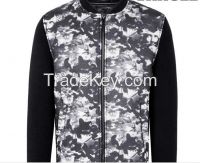 New design combined sleeve camo jacket for men