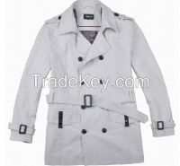 lastest fashion mens cotton trench style classic overcoat for men