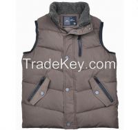 2015 lastest fashion classic simple padded mens casual vest
