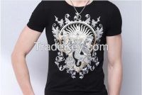 private label new model men's t-shirt men knitted t-shirt