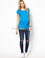 cheap blank blue maternity clothes