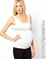 Plain white maternity tank tops wholesale